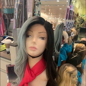 Lace front wig - human blend
